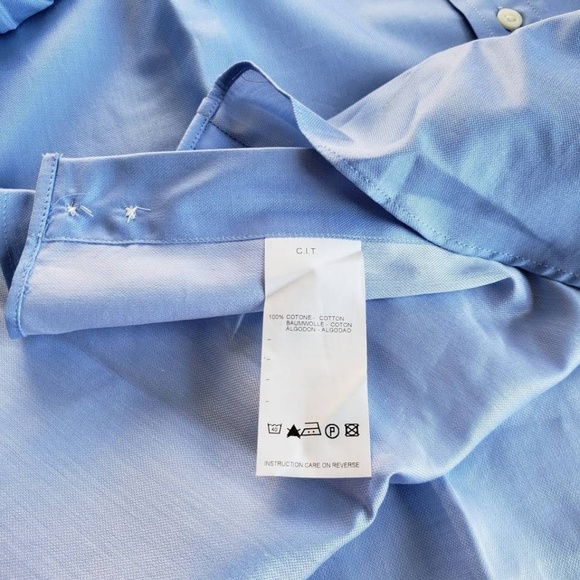 Giorgio Armani Button Up Dress Shirt - Blue - Picture 5 of 8